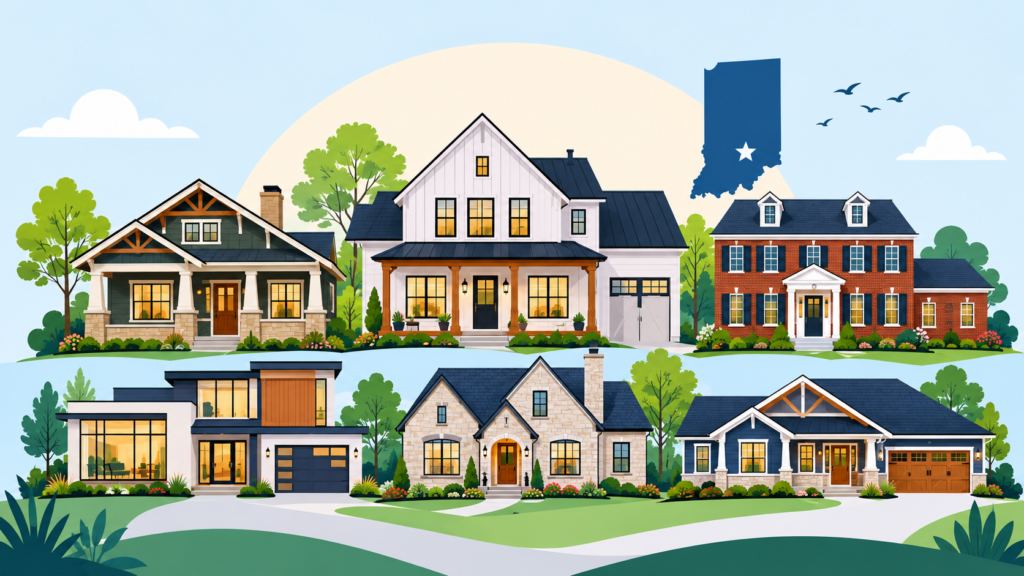 7 Popular Custom Home Styles in Indiana